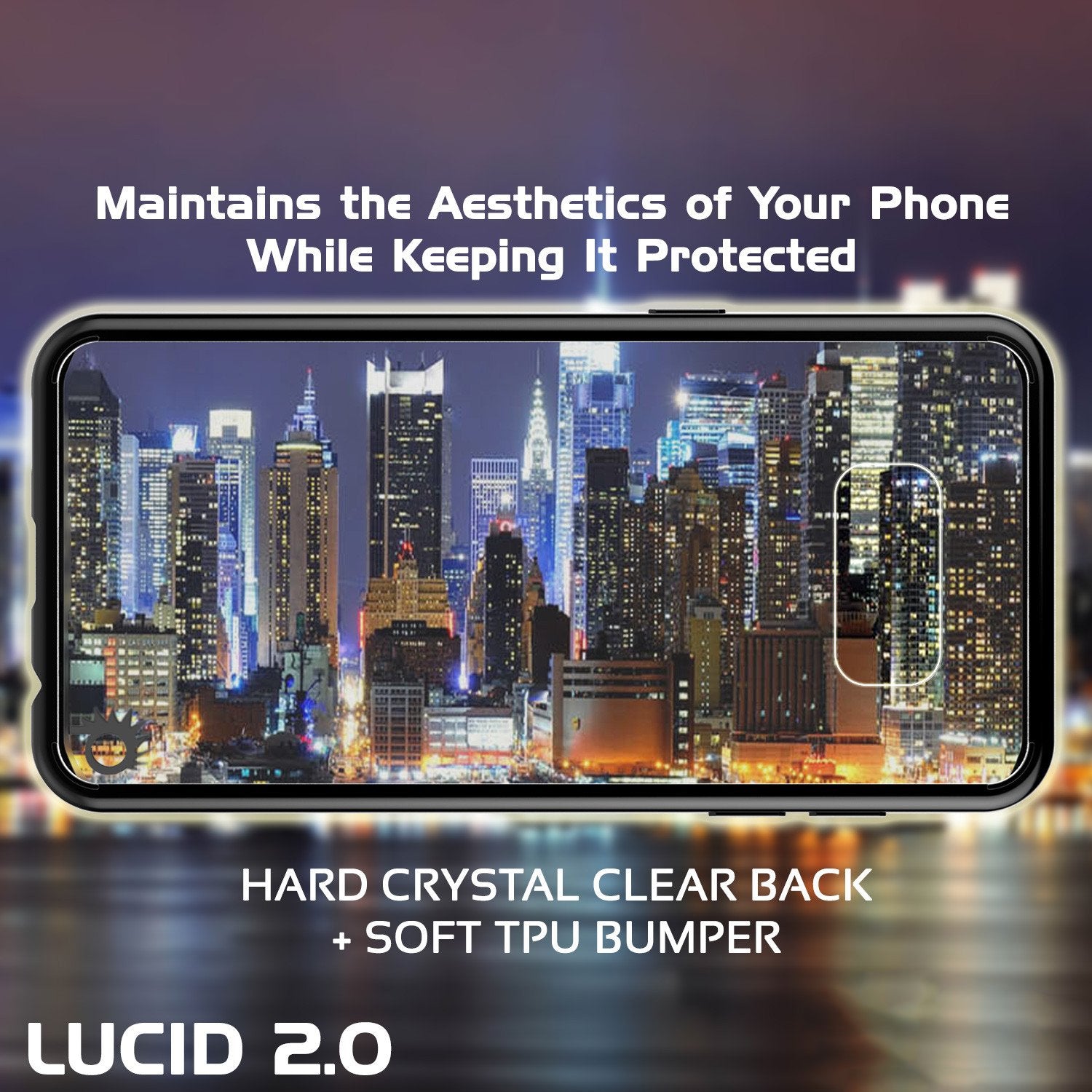 S8 Case Punkcase® LUCID 2.0 Black Series w/ PUNK SHIELD Screen Protector | Ultra Fit