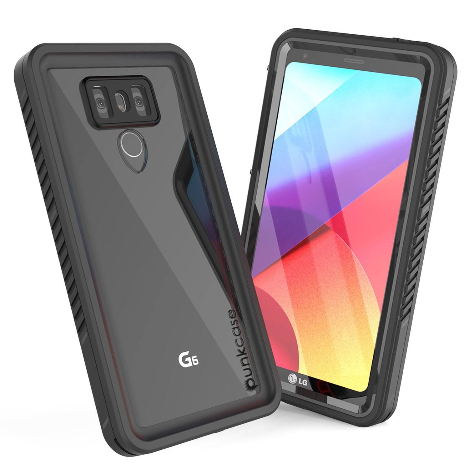 LG G6 Waterproof Case, Punkcase Extreme Series Slim Fit [BLACK]