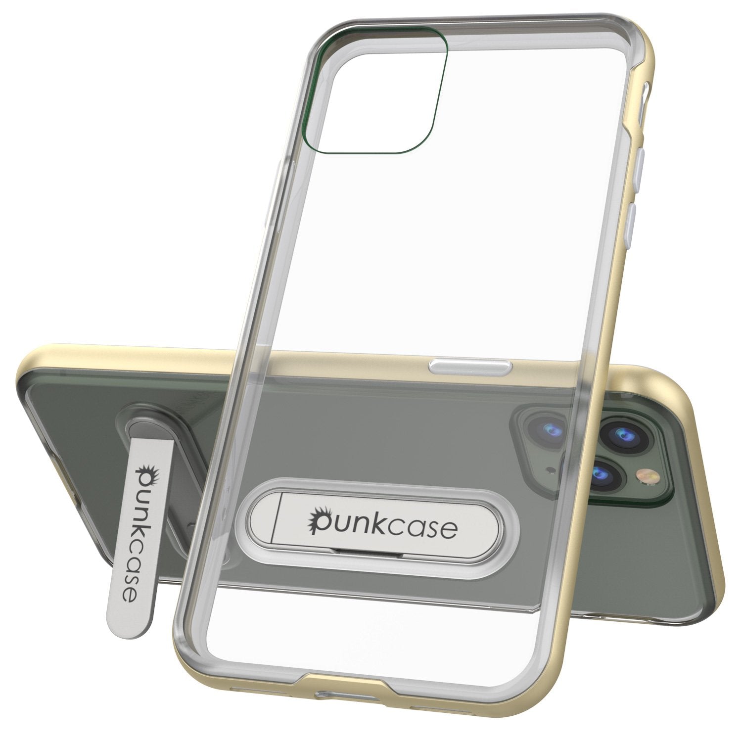 iPhone 12 Pro Case, PUNKcase [LUCID 3.0 Series] [Slim Fit] Protective Cover w/ Integrated Screen Protector [Gold]