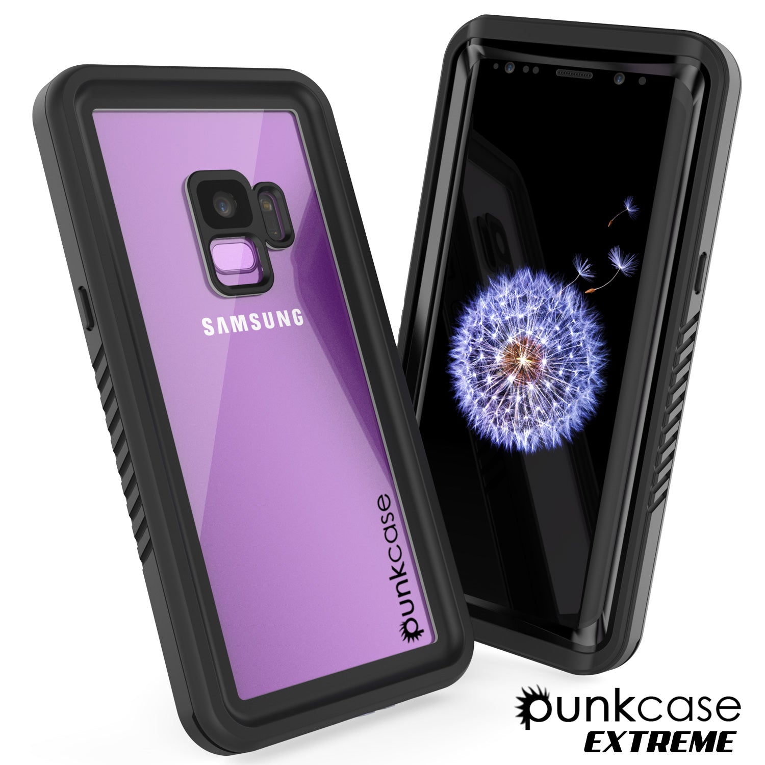 Galaxy S9 Plus Water/Shockproof With Screen Protector Case [Black]