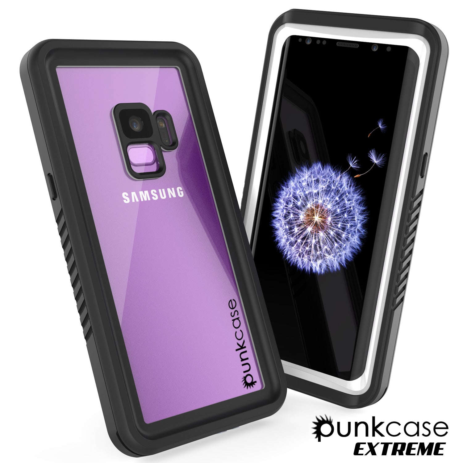 Galaxy S9 Plus Water/Shock/Snow/dirt proof Punkcase Slim Case [White]
