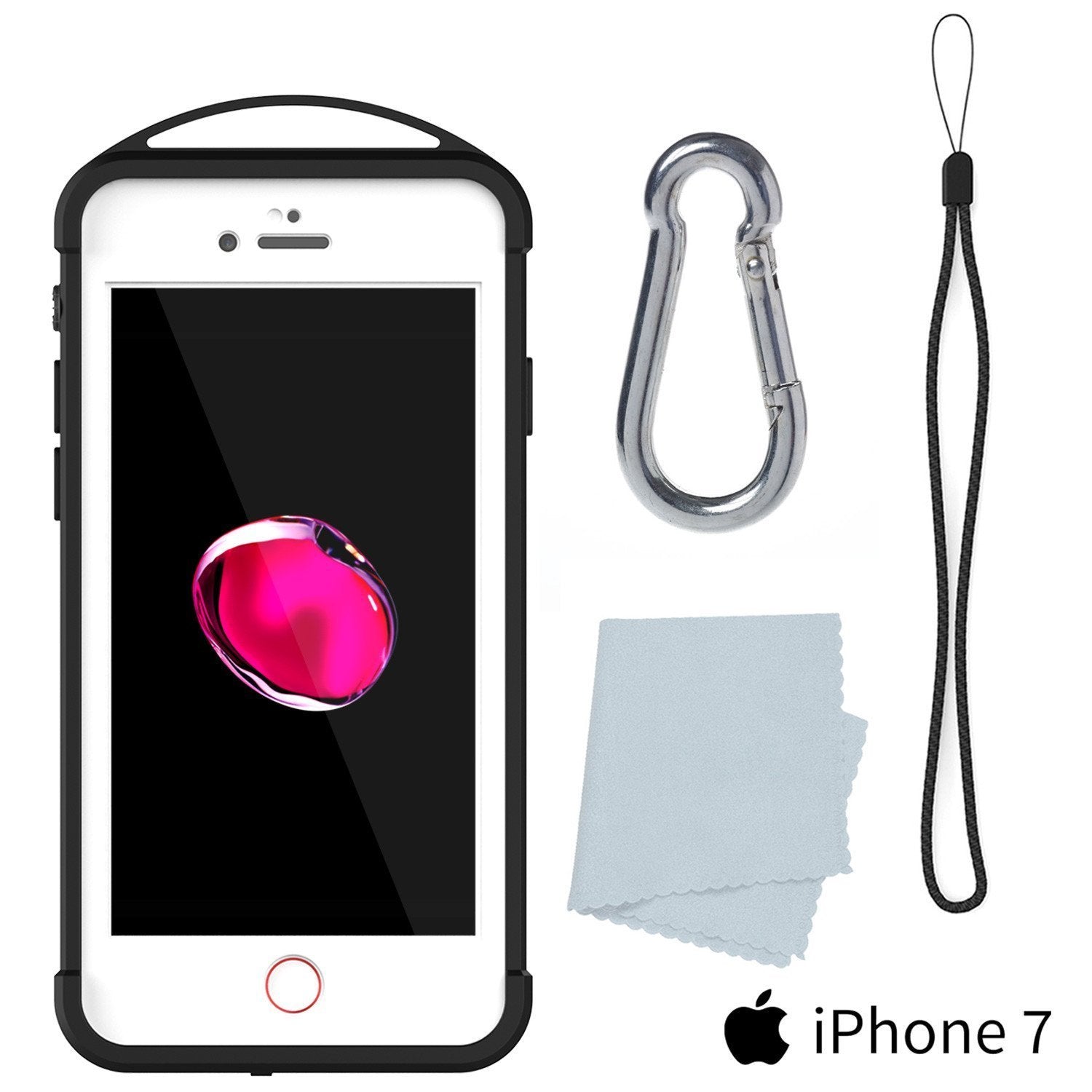 iPhone SE (4.7") Waterproof Case, Punkcase ALPINE Series, White | Heavy Duty Armor Cover