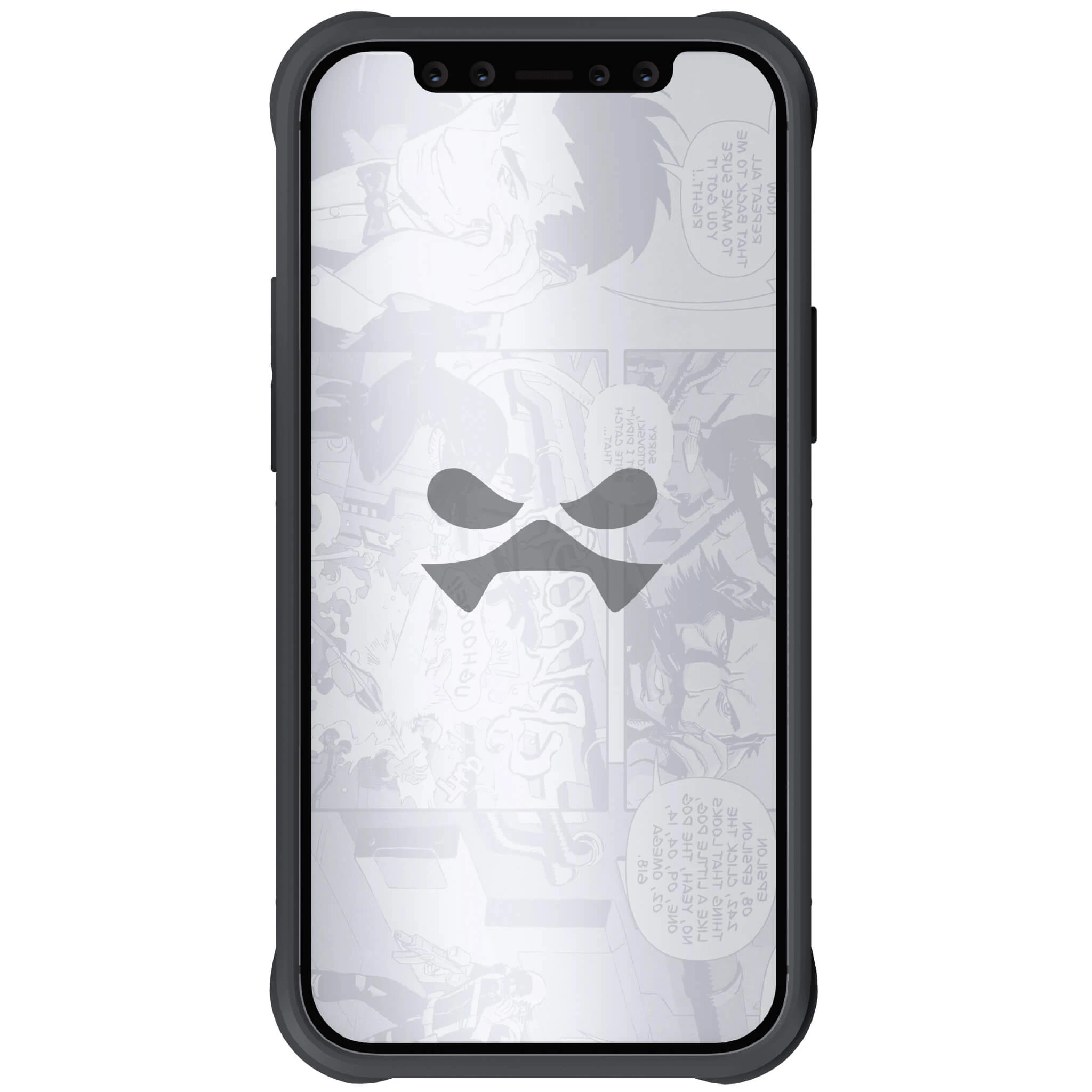 iPhone 12  - Magnetic Wallet Case with Card Holder [Gray]