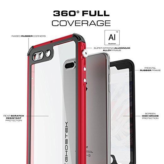 iPhone 8+ Plus Waterproof Case, Ghostek® Atomic 3.0 Teal Series
