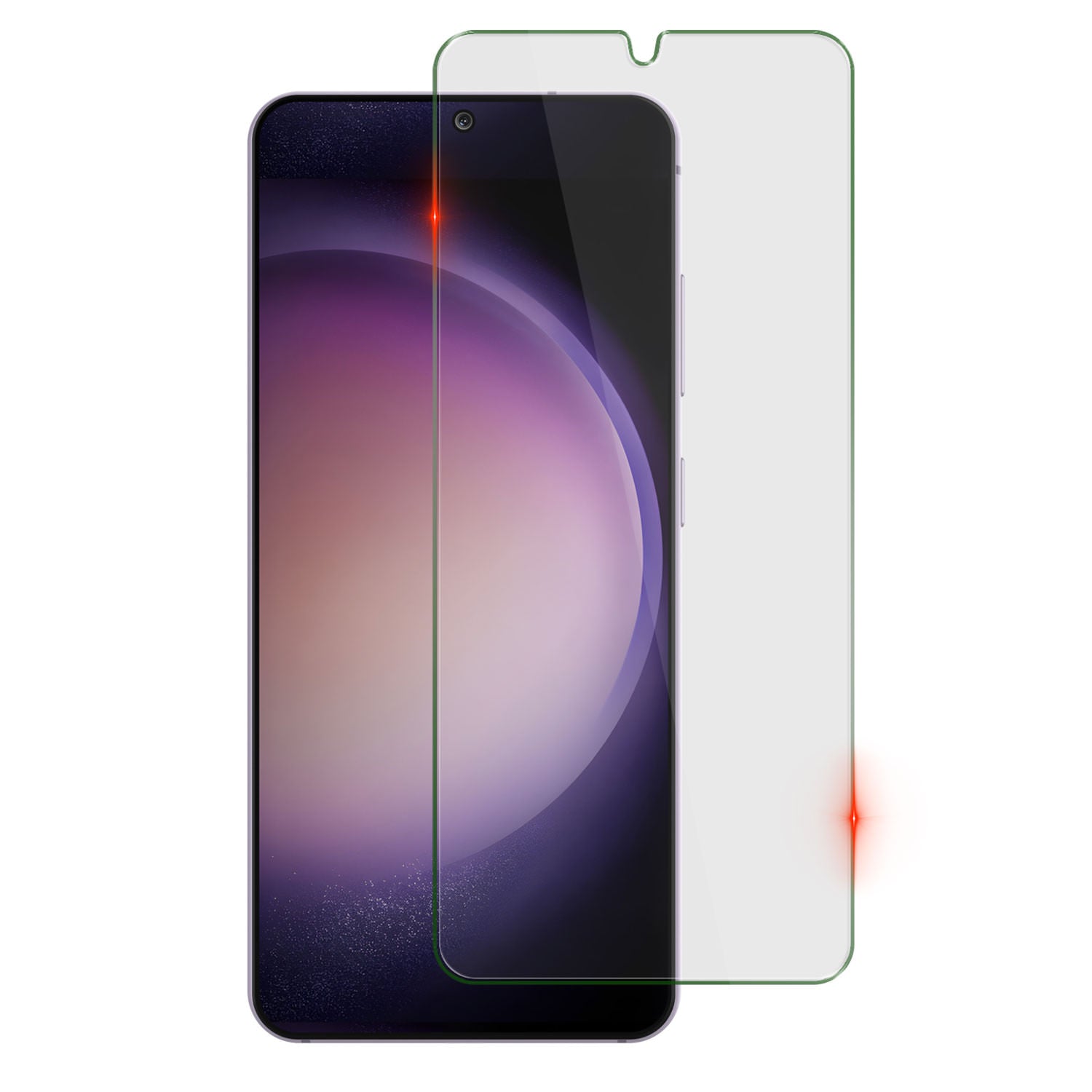 Galaxy S23  Gold Punkcase Glass SHIELD Tempered Glass Screen Protector 0.33mm Thick 9H Glass