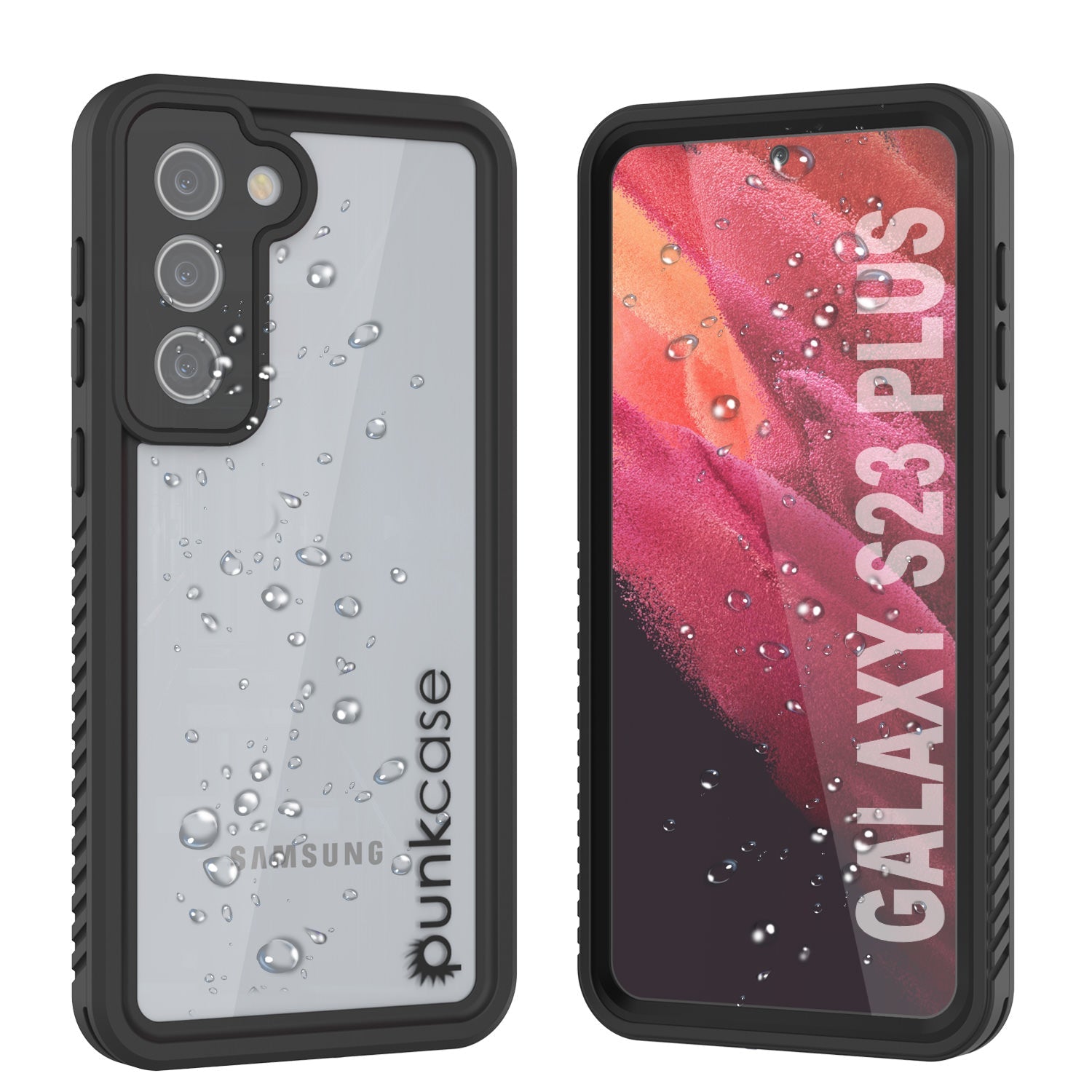 Galaxy S23+ Plus Water/ Shockproof [Extreme Series] With Screen Protector Case [Black]