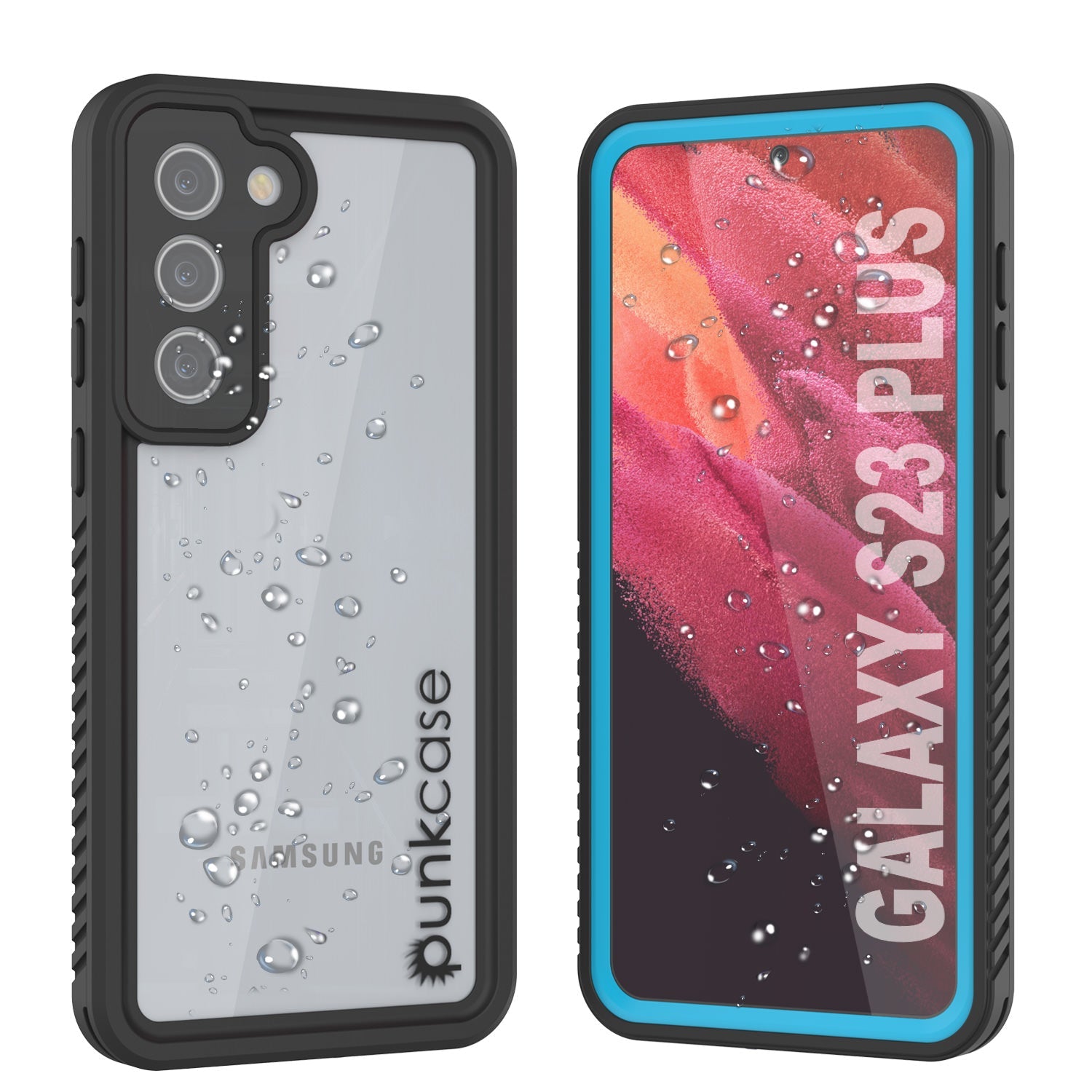 Galaxy S23+ Plus Water/ Shock/ Snow/ dirt proof [Extreme Series] Slim Case [Light Blue]