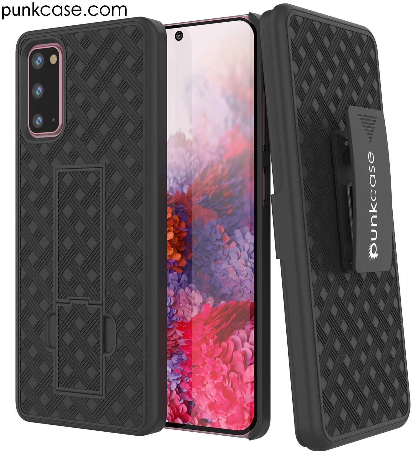 Galaxy S24 Case, Punkcase Holster Belt Clip With Screen Protector [Lilac]