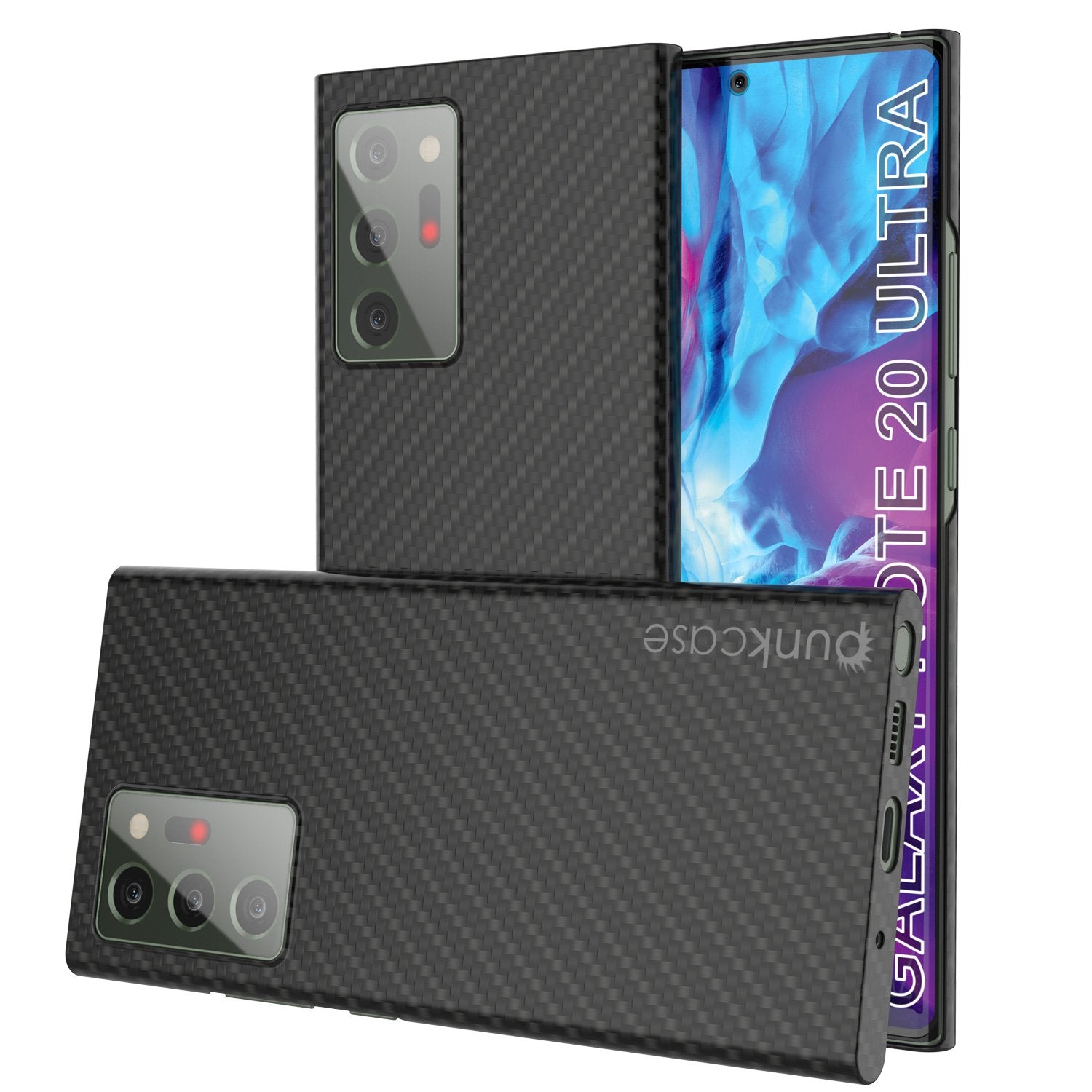 Galaxy Note 20 Ultra Case, Punkcase CarbonShield, Heavy Duty & Ultra Thin Cover