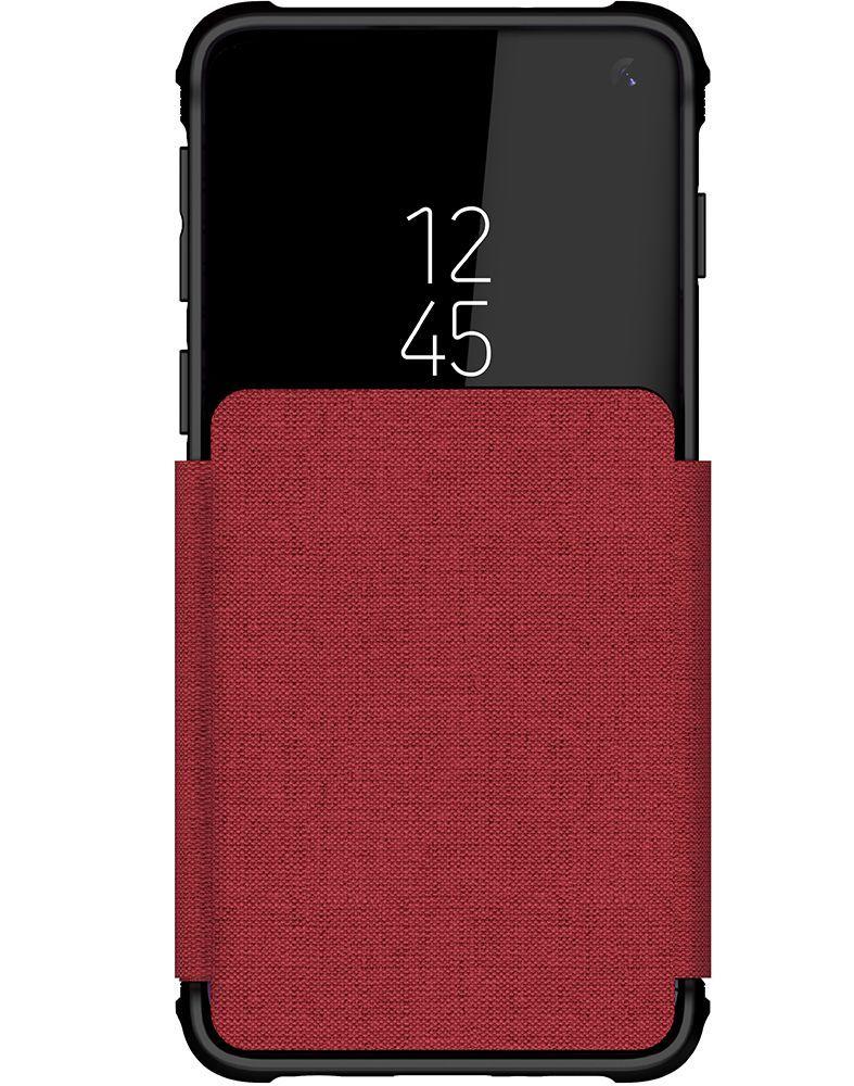 Galaxy S10 Wallet Case | Exec 3 Series [Red]
