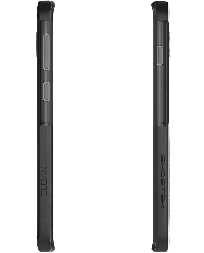 Galaxy S10 Clear Protective Case | Cloak 4 Series [Black]