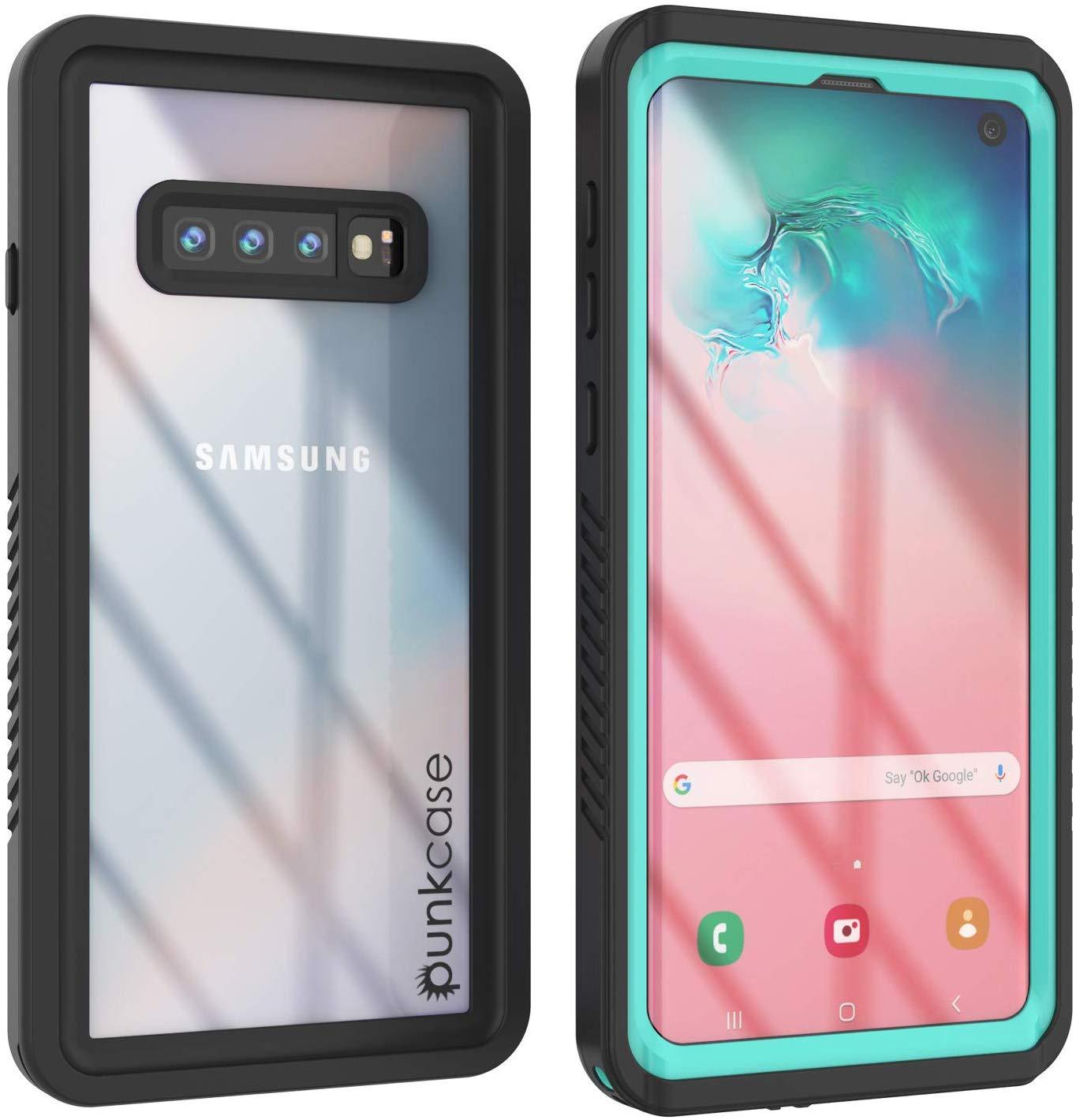 Galaxy S10+ Plus Water/Shock/Snowproof | Screen Protector Case [Teal]