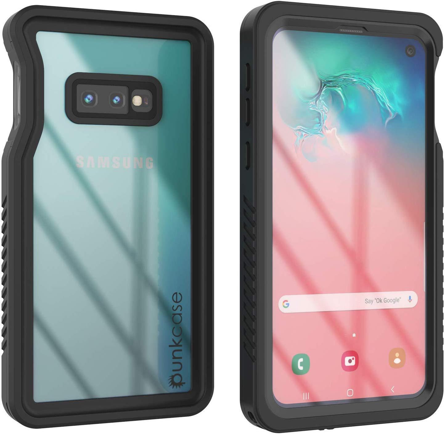 Galaxy S10 Water/Shockproof With Screen Protector Case [Black]