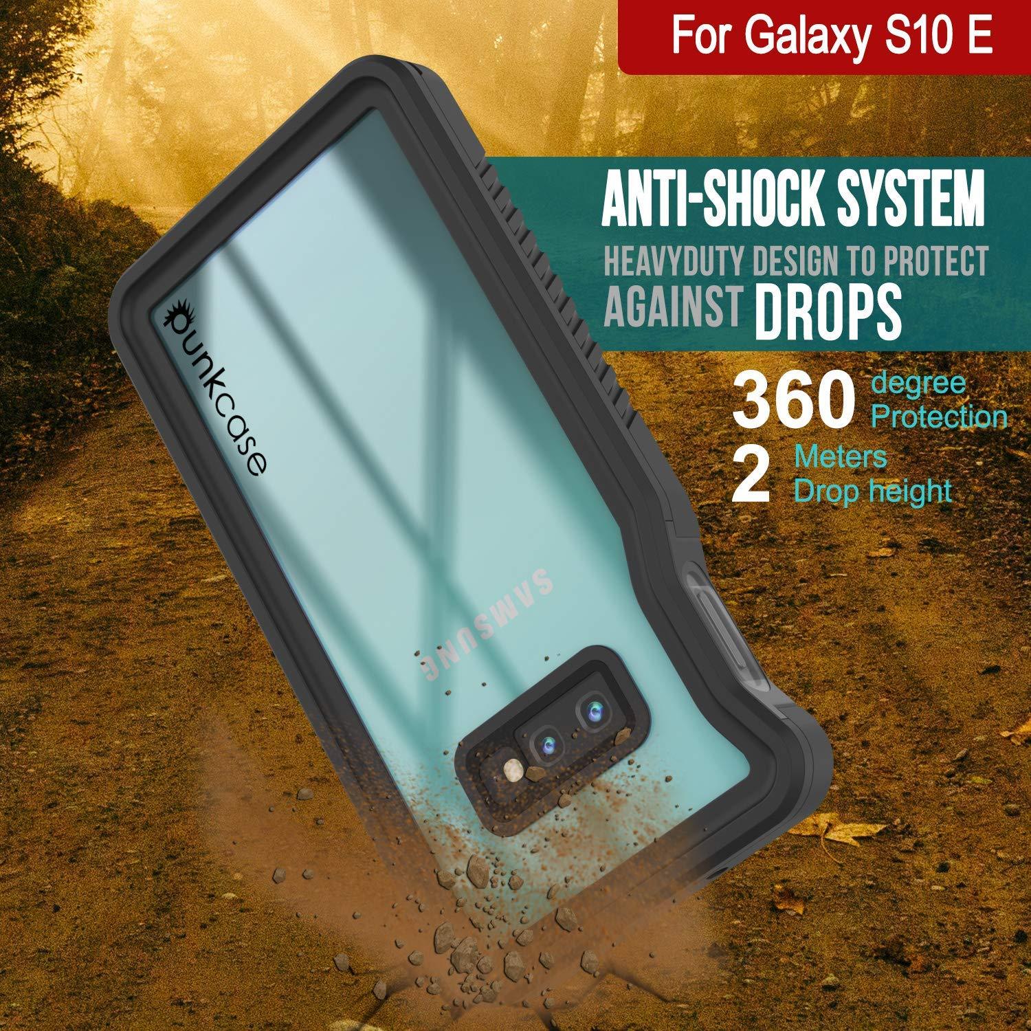 Galaxy S10 Water/Shockproof With Screen Protector Case [Black]