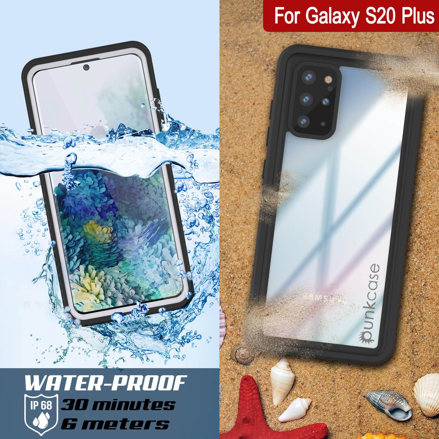 Galaxy S20+ Plus Water/Shock/Snow/dirt proof [Extreme Series] Punkcase Slim Case [White]