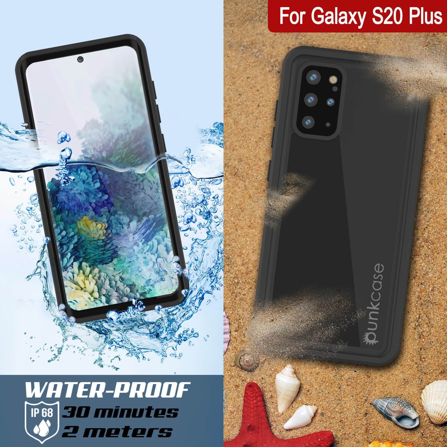 Galaxy S20+ Plus Waterproof Case PunkCase StudStar Light Green Thin 6.6ft Underwater IP68 ShockProof