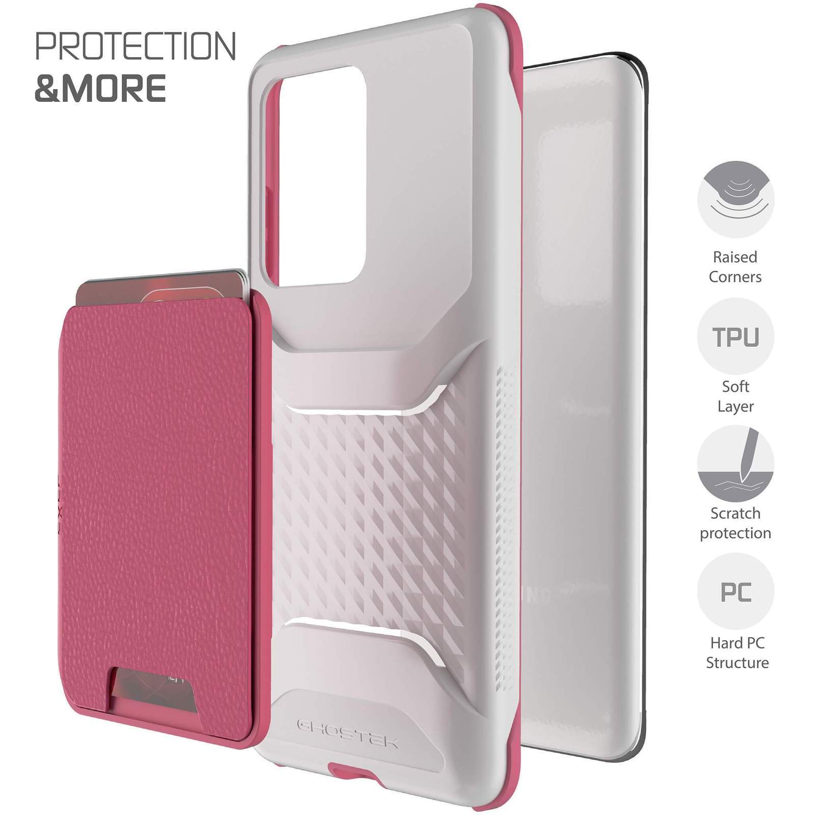 Galaxy S20 Ultra Wallet Case | Exec Series [Pink]