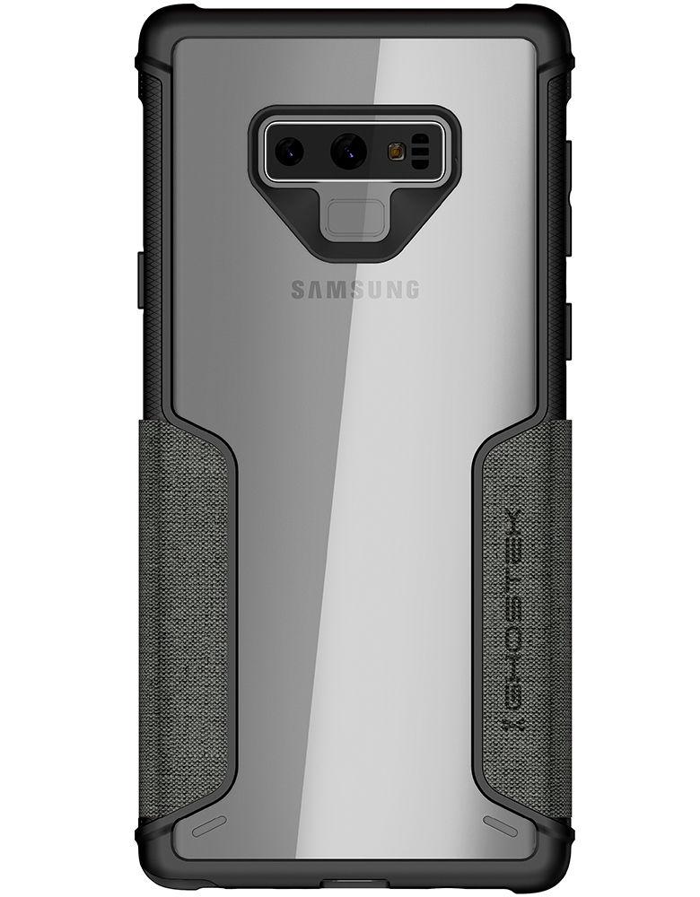 Ghostek Exec 3 Series Credit Card Flip Wallet Case for Samsung Galaxy Note 9 [Grey]