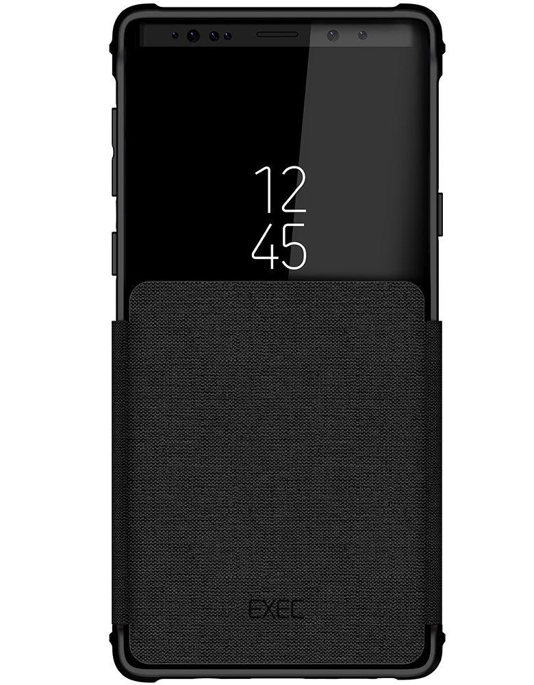 Ghostek Exec 3 Series Credit Card Flip Wallet Case for Samsung Galaxy Note 9 [Black]