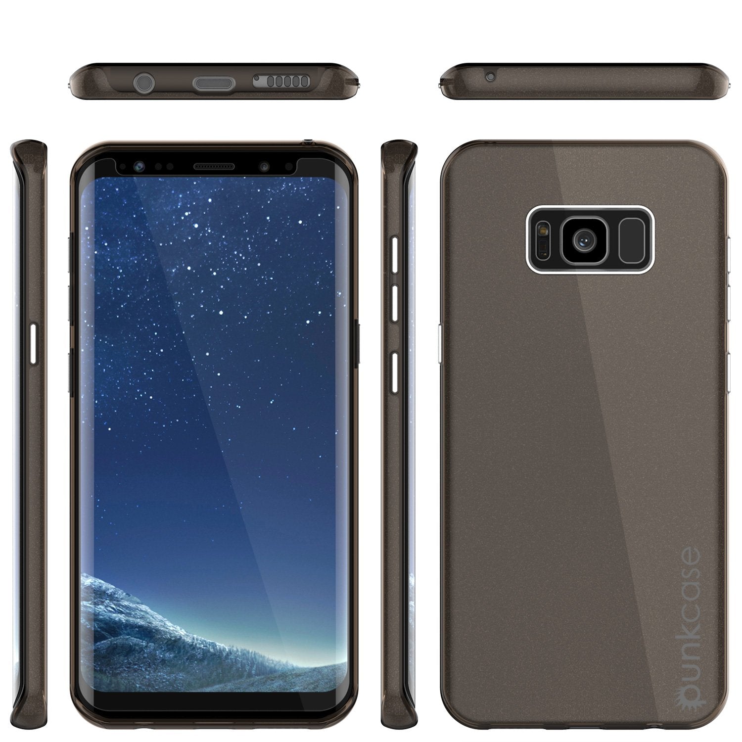 Galaxy S8 Plus Punkcase Galactic 2.0 Series Ultra Slim Case [Black]