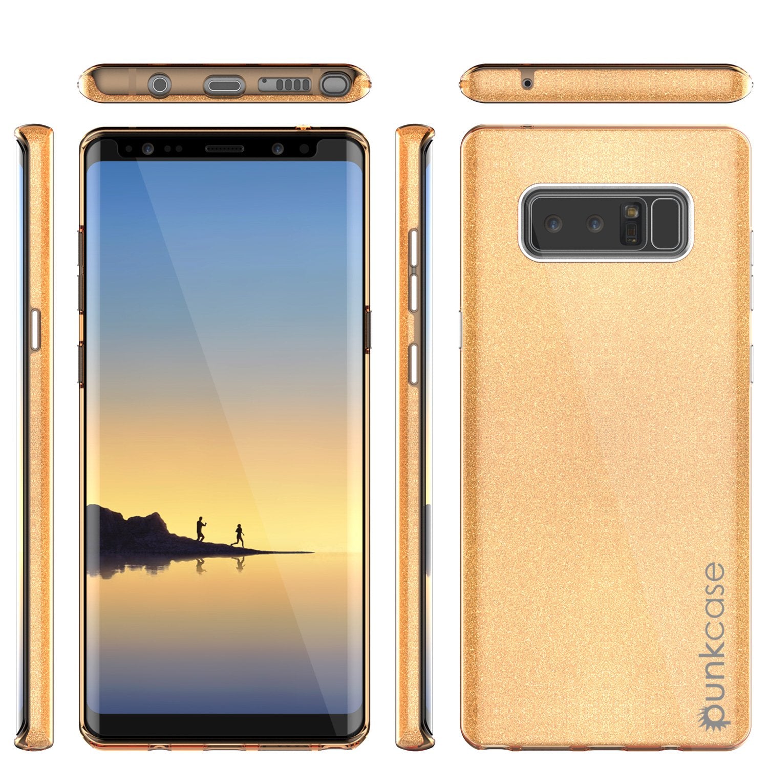 Galaxy Note 8 Ultra Slim Protective Punkcase Galactic Case [Gold]