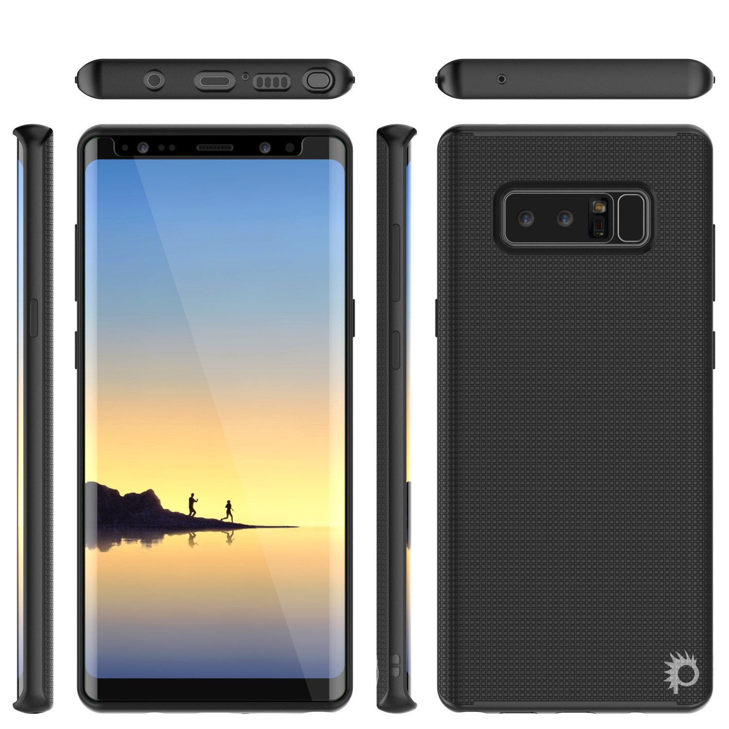 Galaxy Note 8 Screen/Shock Protective Dual Layer Case [Black]