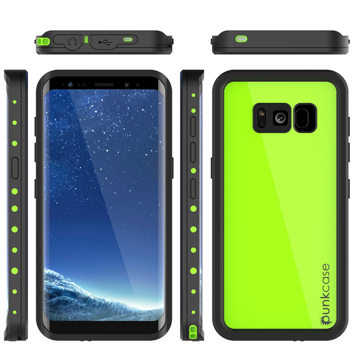 Galaxy S8 Plus Water/Shock/dirtproof Slim Fit Case | [Light Green]