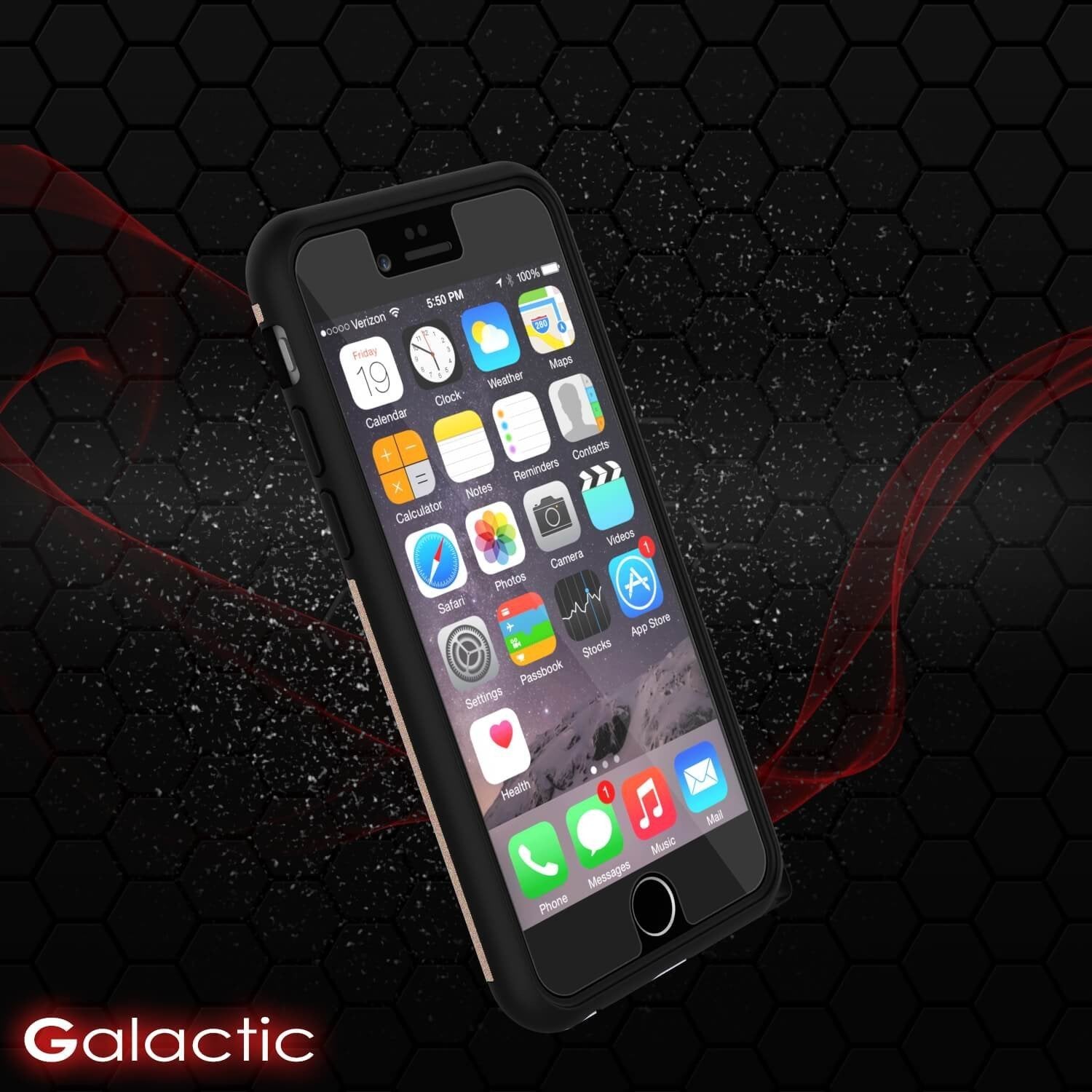 iPhone 5s/5/SE Case PunkCase Galactic Gold Series Slim w/ Tempered Glass | Lifetime Warranty