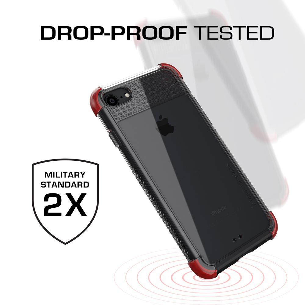 iPhone  8 Case, Ghostek Covert 2 Series for iPhone  8 Protective Case [RED]