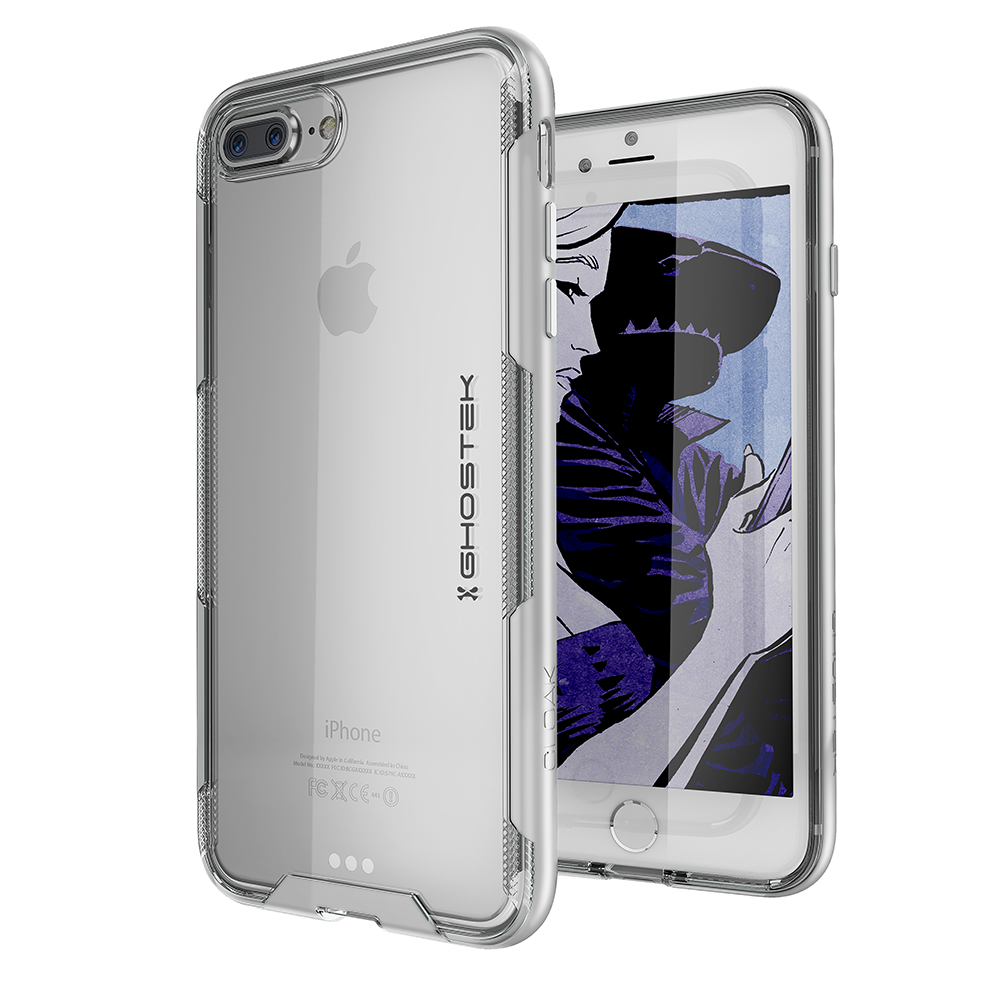 iPhone 7+ Plus Case ,Ghostek Cloak 3 Series  for iPhone 7+ Plus  Case [SILVER]