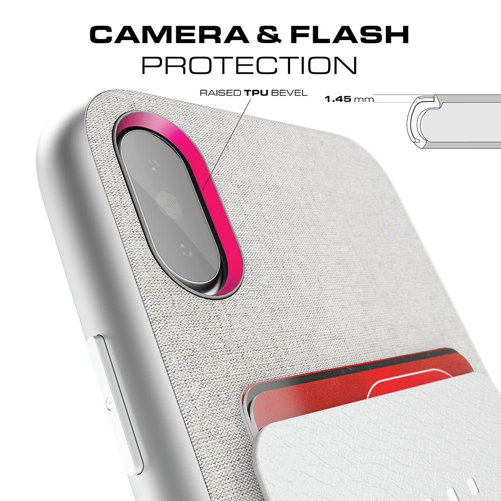 iPhone 8+ Plus Case , Ghostek Exec 2 Series for iPhone 8+ Plus Protective Wallet Case [PURPLE]
