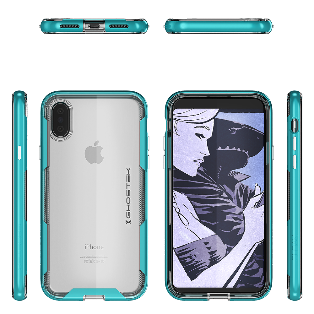iPhone X Case, Ghostek Cloak 3 Series for iPhone X / iPhone Pro Case | TEAL