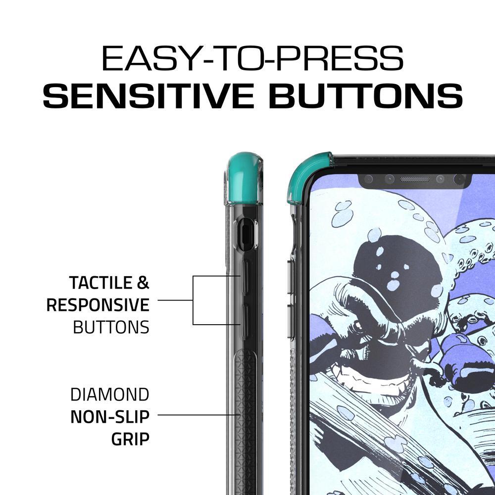 iPhone X Case, Ghostek Covert 2 Series for iPhone X / iPhone Pro Protective Case [TEAL]