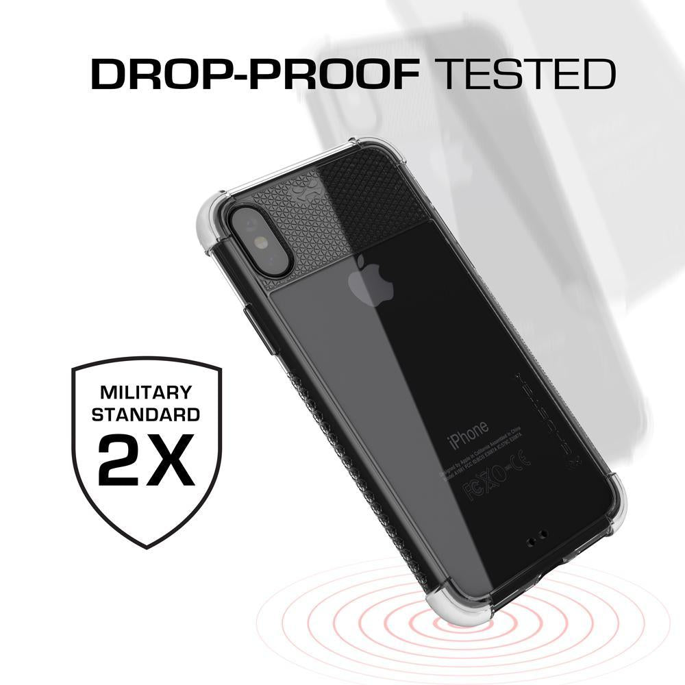 iPhone X Case, Ghostek Covert 2 Series for iPhone X / iPhone Pro Protective Case [White]
