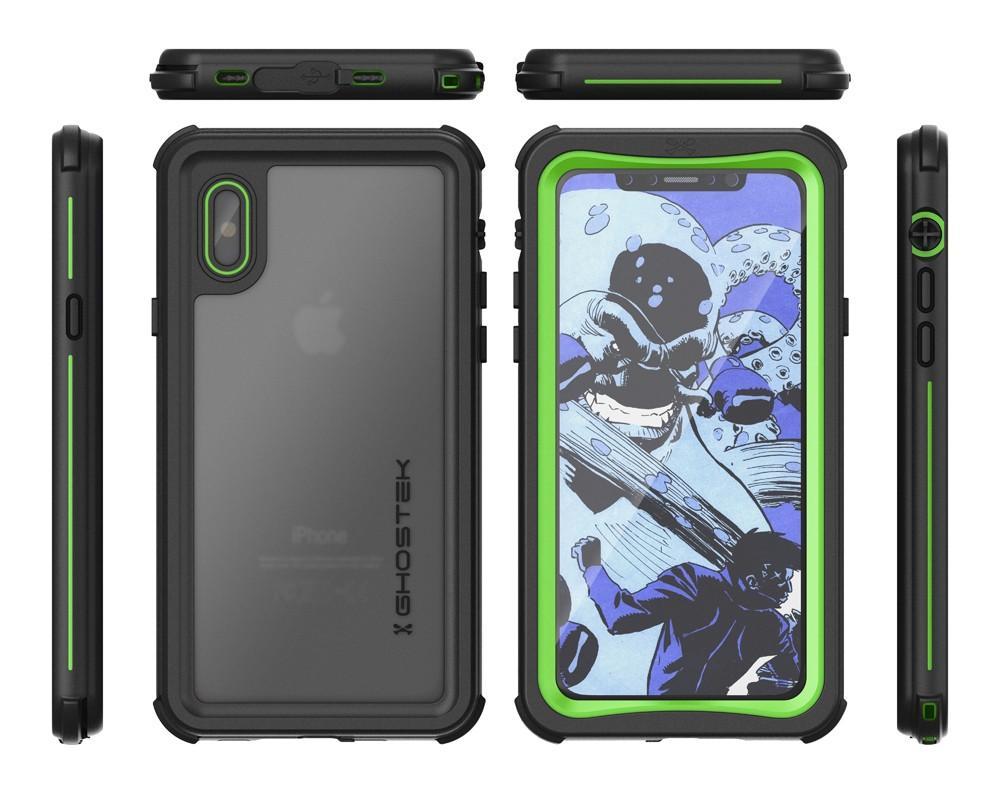 iPhone X  Case ,Ghostek Nautical Series  for iPhone X Rugged Heavy Duty Case |  Light Green