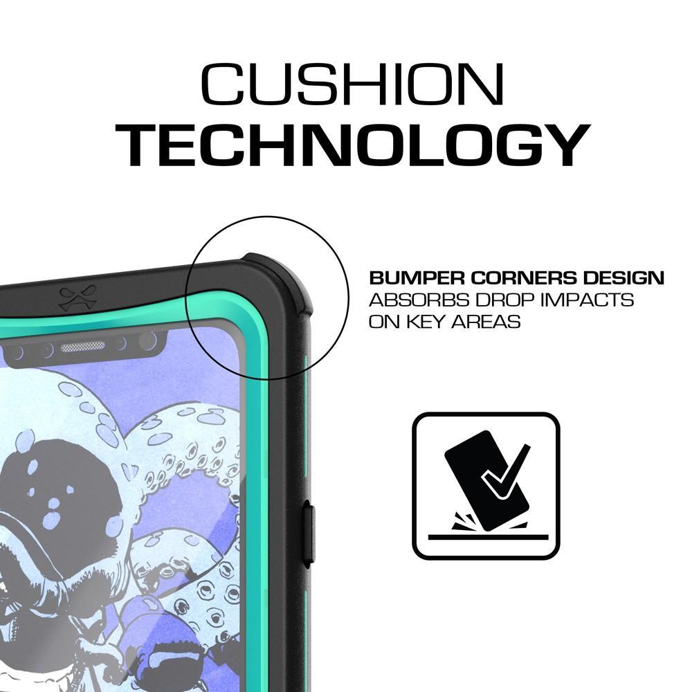 iPhone X  Case ,Ghostek Nautical Series  for iPhone X Rugged Heavy Duty Case |  TEAL