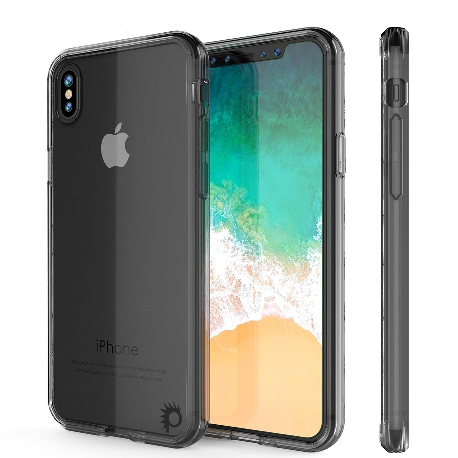 iPhone XR Case, PUNKcase [Lucid 2.0 Series] [Slim Fit] Armor Cover [Crystal-Black]