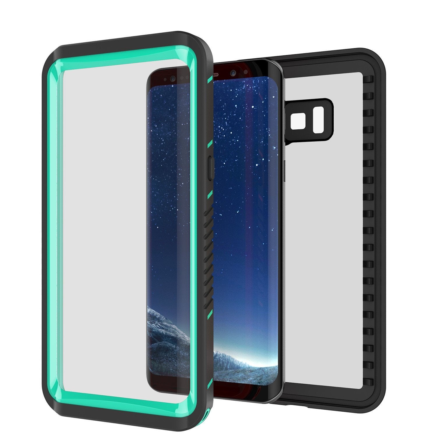 Galaxy S8 Case, Punkcase [Extreme Series] Armor Teal Cover