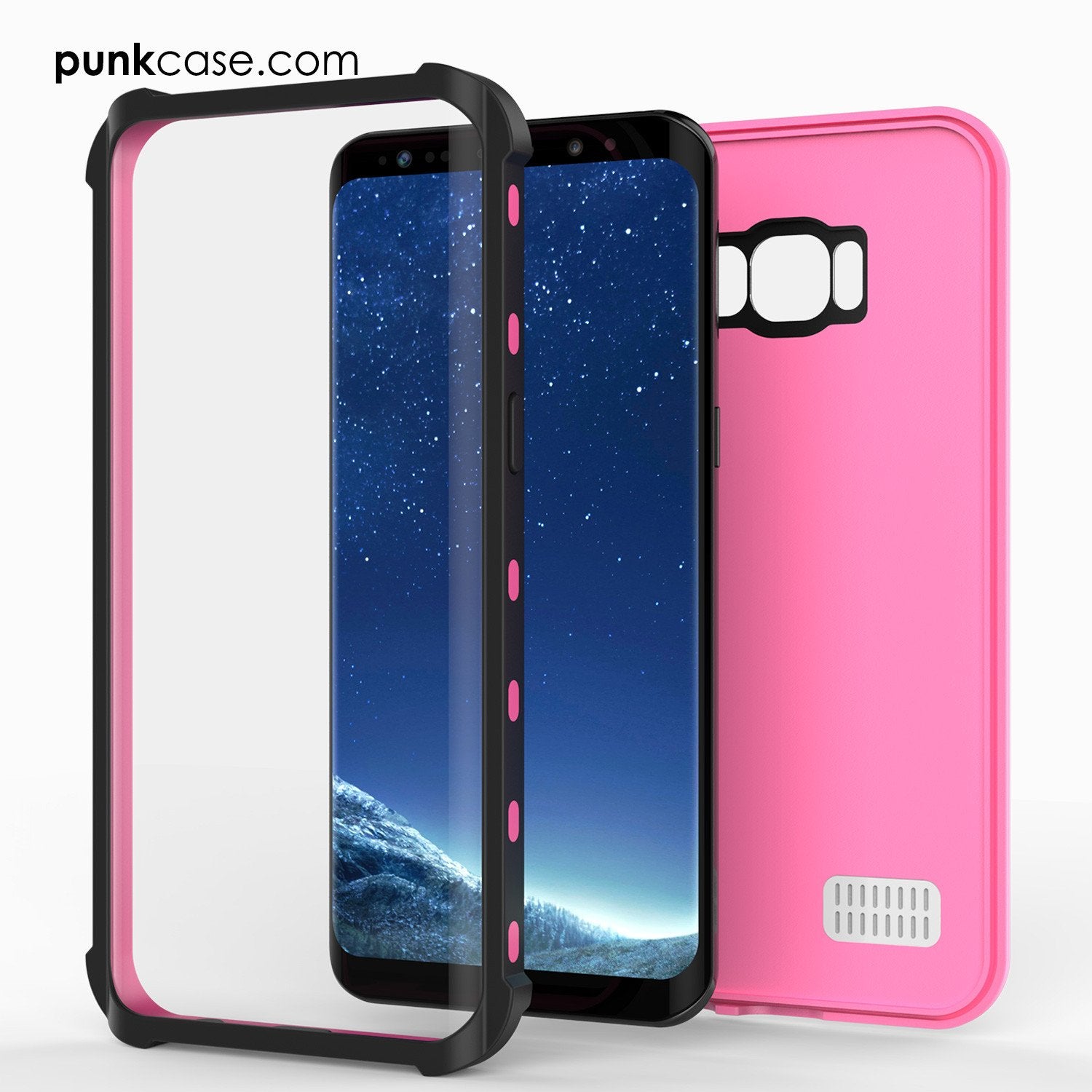 Galaxy S8 Plus Waterproof Shock/Snow Proof Case [Pink]