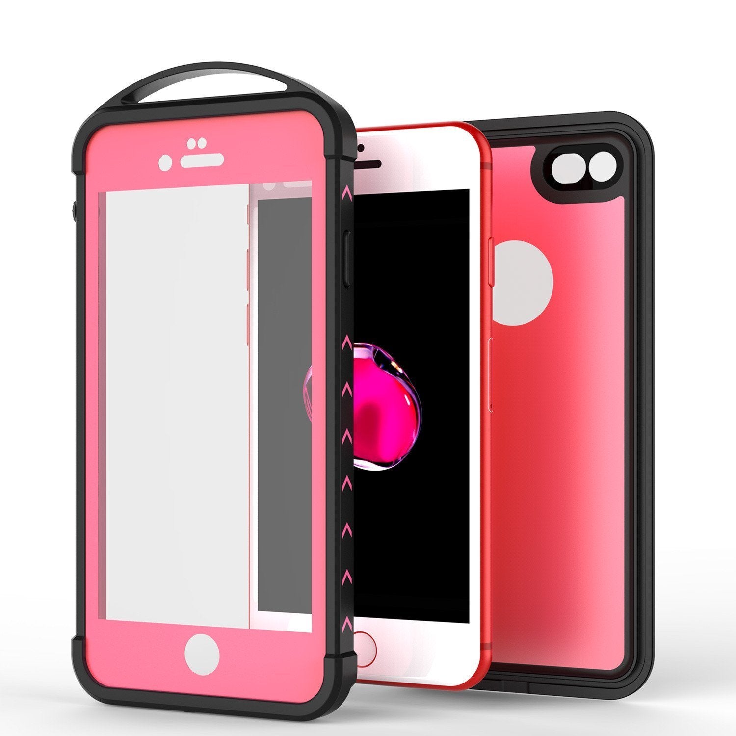 iPhone SE (4.7") Waterproof Case, Punkcase ALPINE Series, Pink | Heavy Duty Armor Cover
