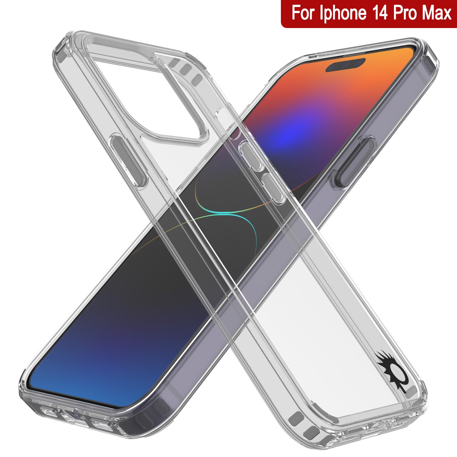 iPhone 15 Pro Max Case Punkcase® LUCID 2.0 Clear Series Series w/ PUNK SHIELD Screen Protector | Ultra Fit