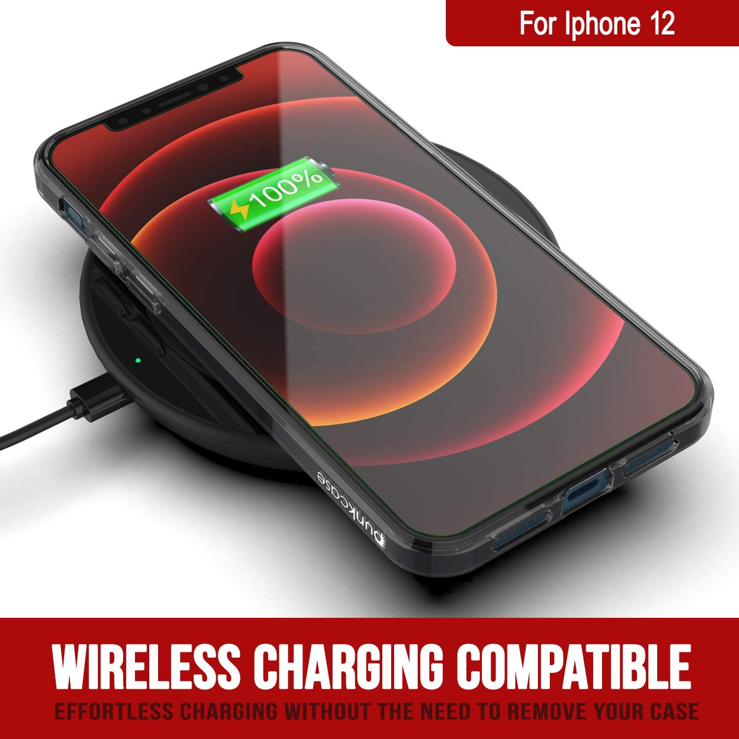 iPhone 12 Case Punkcase® LUCID 2.0 Crystal Black Series w/ PUNK SHIELD ...