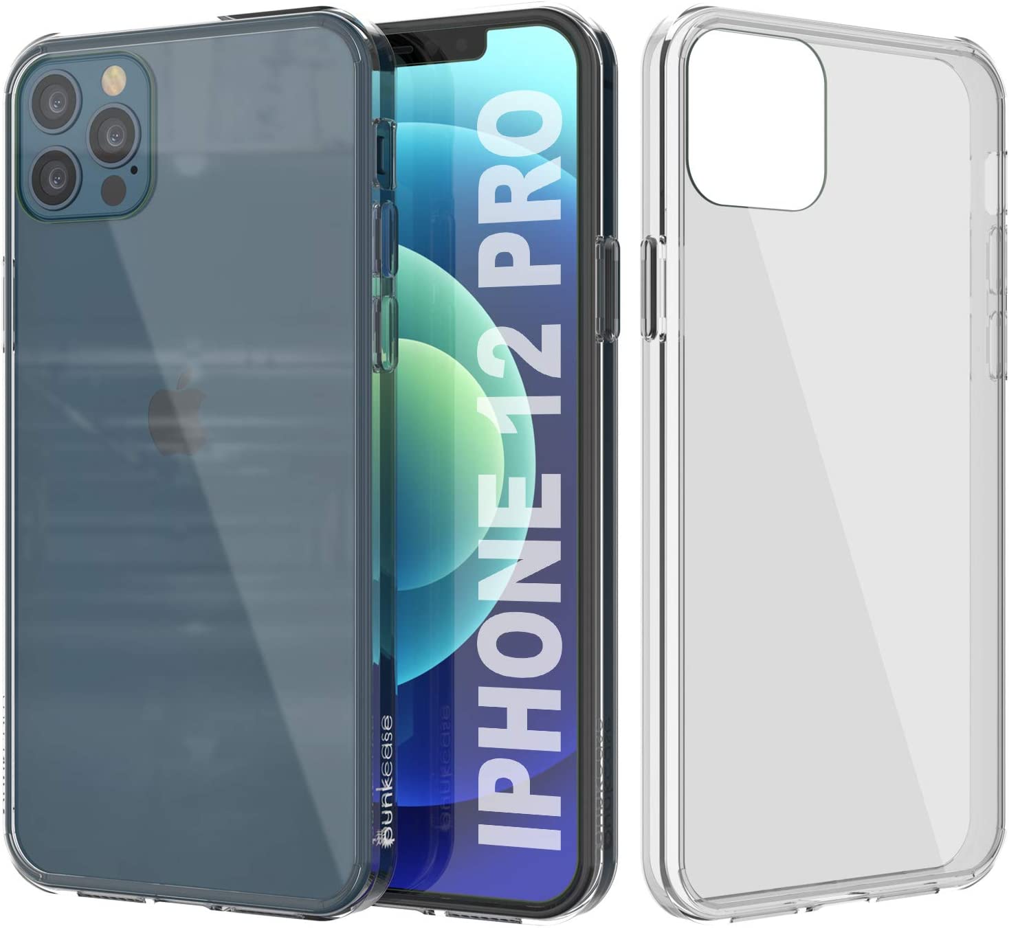 iPhone 12 Pro Case Punkcase® LUCID 2.0 Clear Series Series w/ SHIELD Screen Protector | Ultra Fit