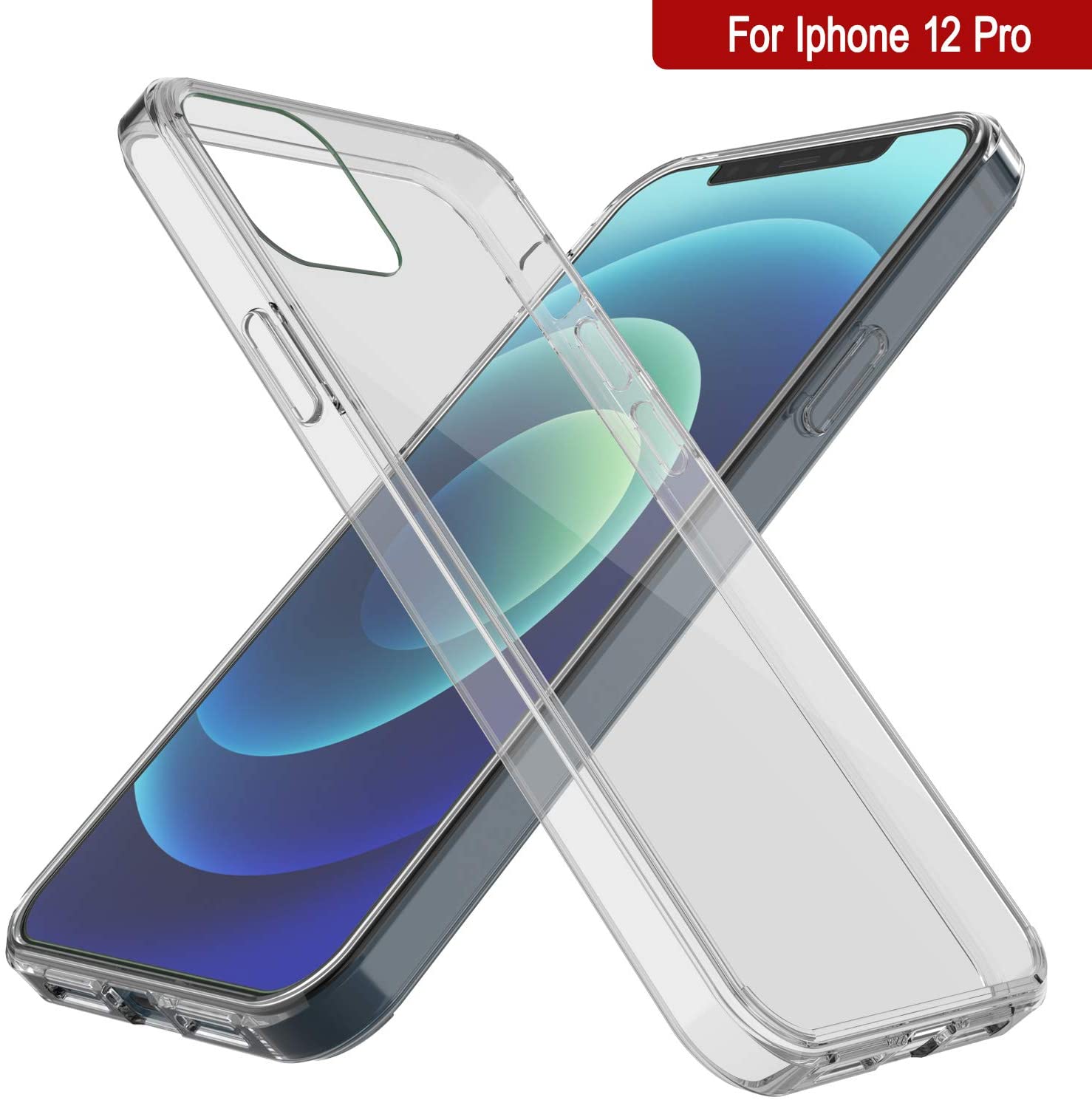 iPhone 12 Pro Case Punkcase® LUCID 2.0 Clear Series Series w/ SHIELD Screen Protector | Ultra Fit
