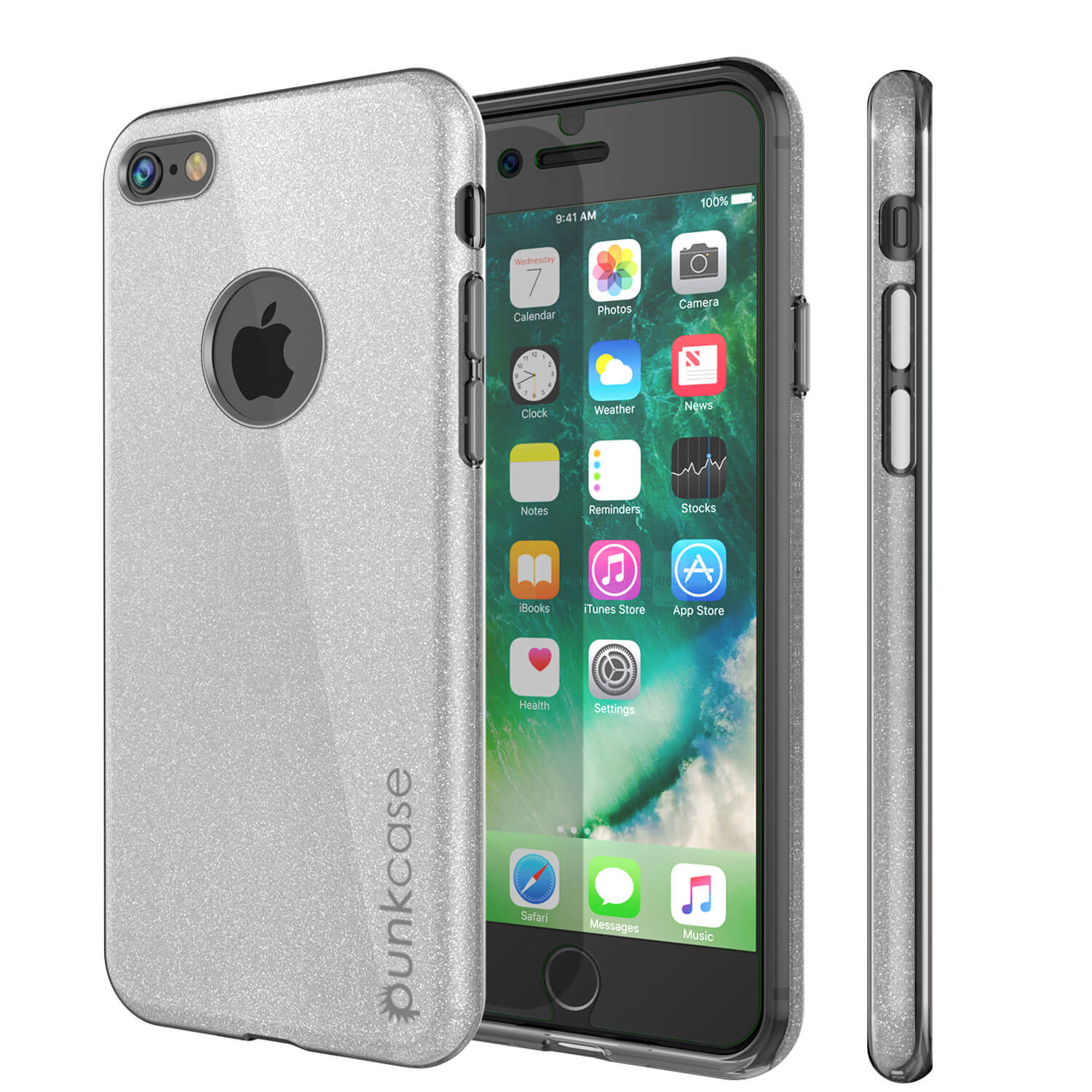 iPhone 6s/6 Case PunkCase Galactic SIlver Series Slim w/ Tempered Glass | Lifetime Warranty