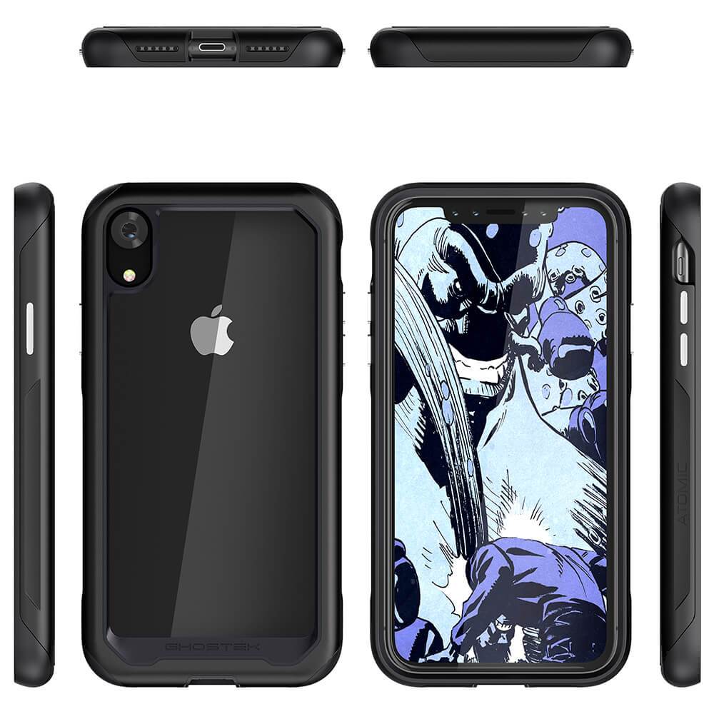 iPhone Xr Case, Ghostek Atomic Slim 2 Series  for iPhone Xr Rugged Heavy Duty Case|BLACK