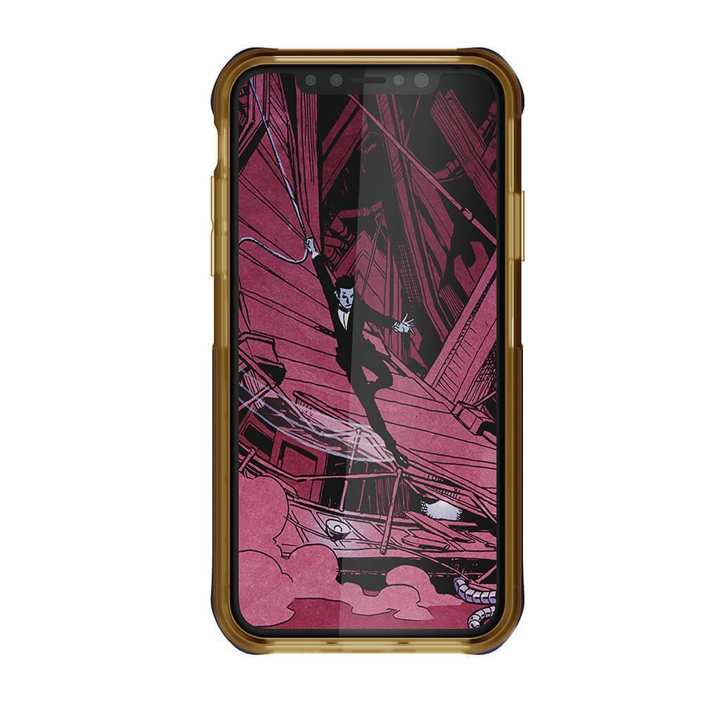 iPhone Xs Max Case, Ghostek Cloak 4 Series  for iPhone Xs Max / iPhone Pro Case | BLUE-GOLD