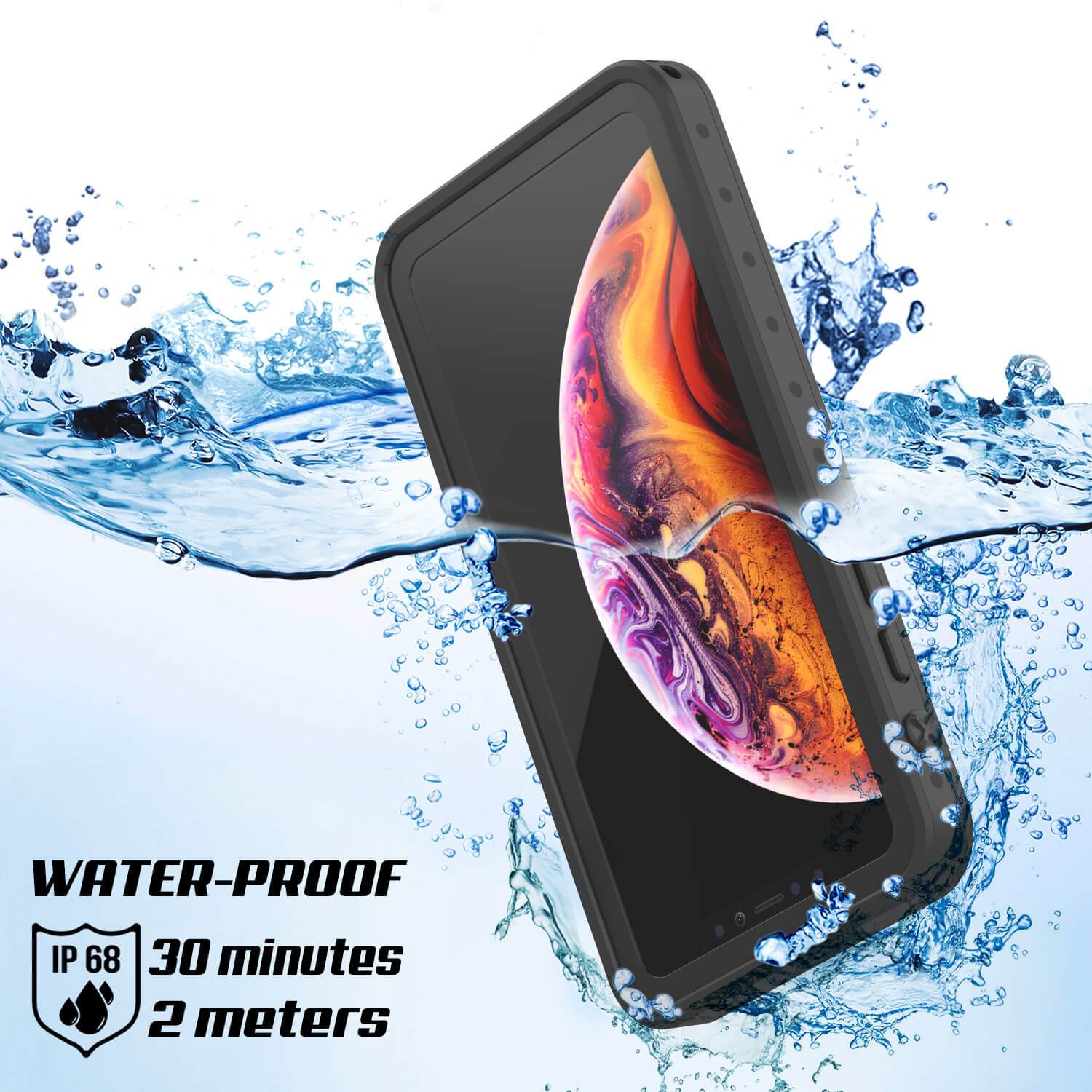 iPhone XS Waterproof IP68 Case, Punkcase [Clear] [StudStar Series] [Slim Fit] [Dirtproof]