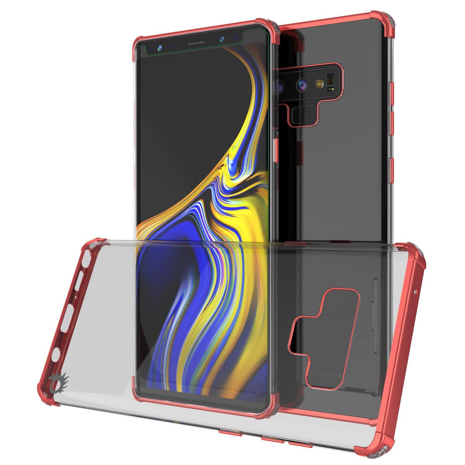 Galaxy Note 9 Blaze Series Shockproof Slim Case W/PunkShield Screen Protector [Red]