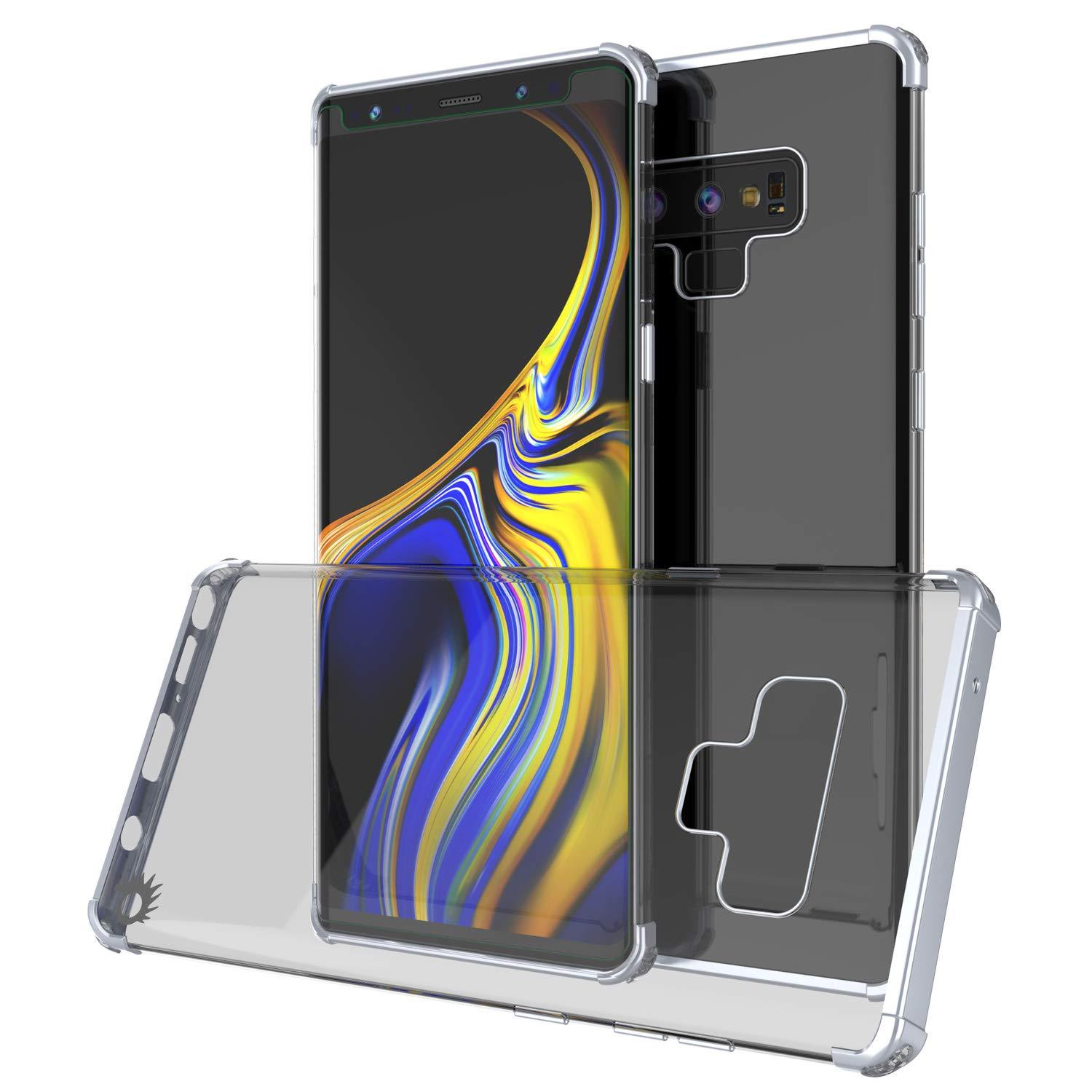 Galaxy Note 9 Blaze Series Shockproof Slim Case W/PunkShield Screen Protector [Silver]